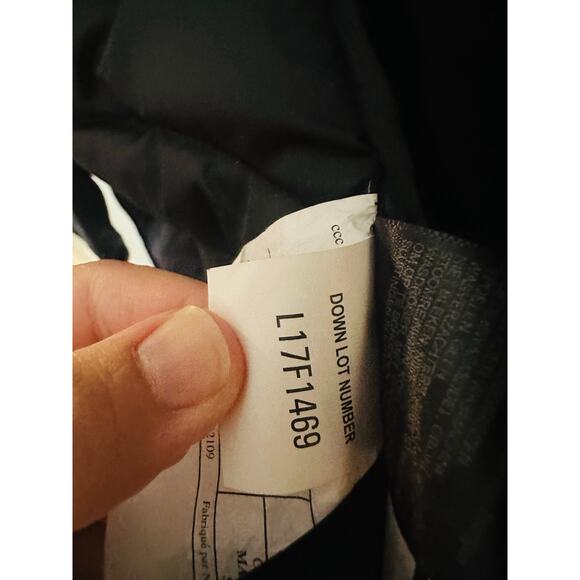 MARMOT Women’s Black 600 Fill Goose Down Zip Up Jacket Coat size Large - Picture 14 of 15